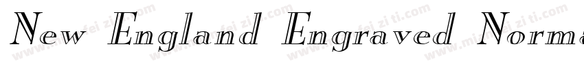 New England Engraved Normal字体转换